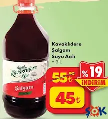 KAVAKLIDERE ŞALGAM SUYU ACILI 3 L KAVAKLIDERE ŞALGAM SUYU ACILI 3 L